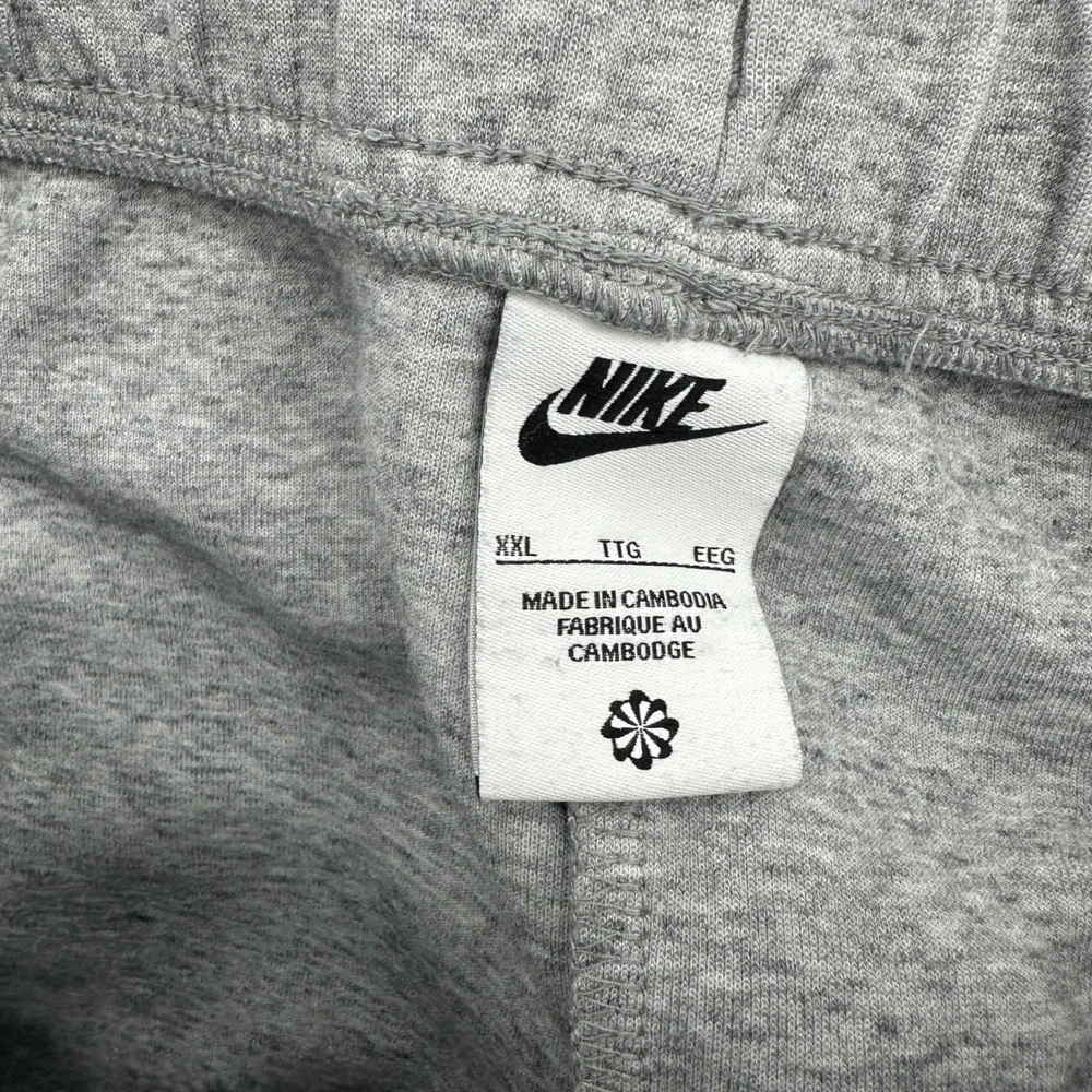 Nike Tech Sweatpants Mens XXL Gray Fleece Joggers Tapered Cuff